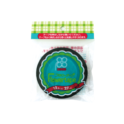 日本デキシー フラワーテープ 幅12.5mm×27m巻 モスグリーン 1巻