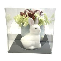 Alternative view of 【フラワーカクテル】プリザーブドフラワー ハイブリッドフラワーギフト ラビットフラワーポットA ホームフラワーインテリア