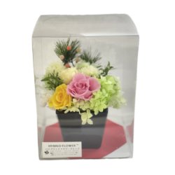 Alternative view of 【YMK】プリザーブドフラワーギフト 和風アレンジ・和室やお正月、玄関先にもピッタリ（陶器）