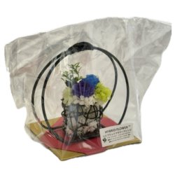 【YMK】プリザーブドフラワーギフト 和風フラワーアレンジ　小ラッピング 和風ギフトや母の日、敬老の日にもピッタリ