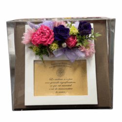 Alternative view of 【ピーナッツフラワーショップ】プリザーブドフラワー フォトフレーム フォトフレームシングル