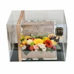 【フラワーカクテル】プリザーブドフラワーブックアレンジ